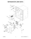 Refrigerator liner parts