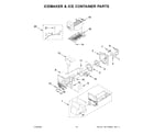 Whirlpool WRX735SDHW09 icemaker & ice container parts diagram