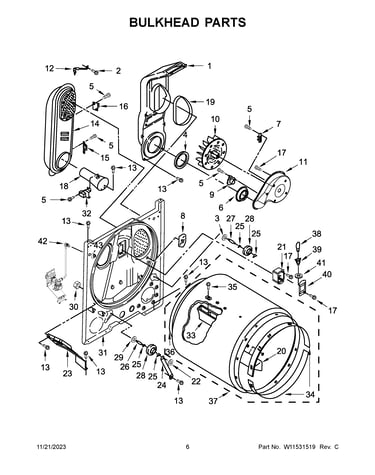 Bulkhead parts