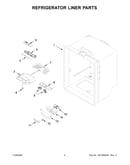 Refrigerator liner parts