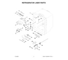 Maytag MRFF5033PZ01 refrigerator liner parts diagram