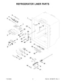 Refrigerator liner parts