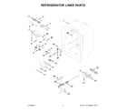 Maytag MFC2062FEZ12 refrigerator liner parts diagram