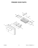 Freezer door parts