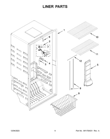 Liner parts