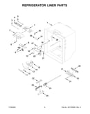 Refrigerator liner parts