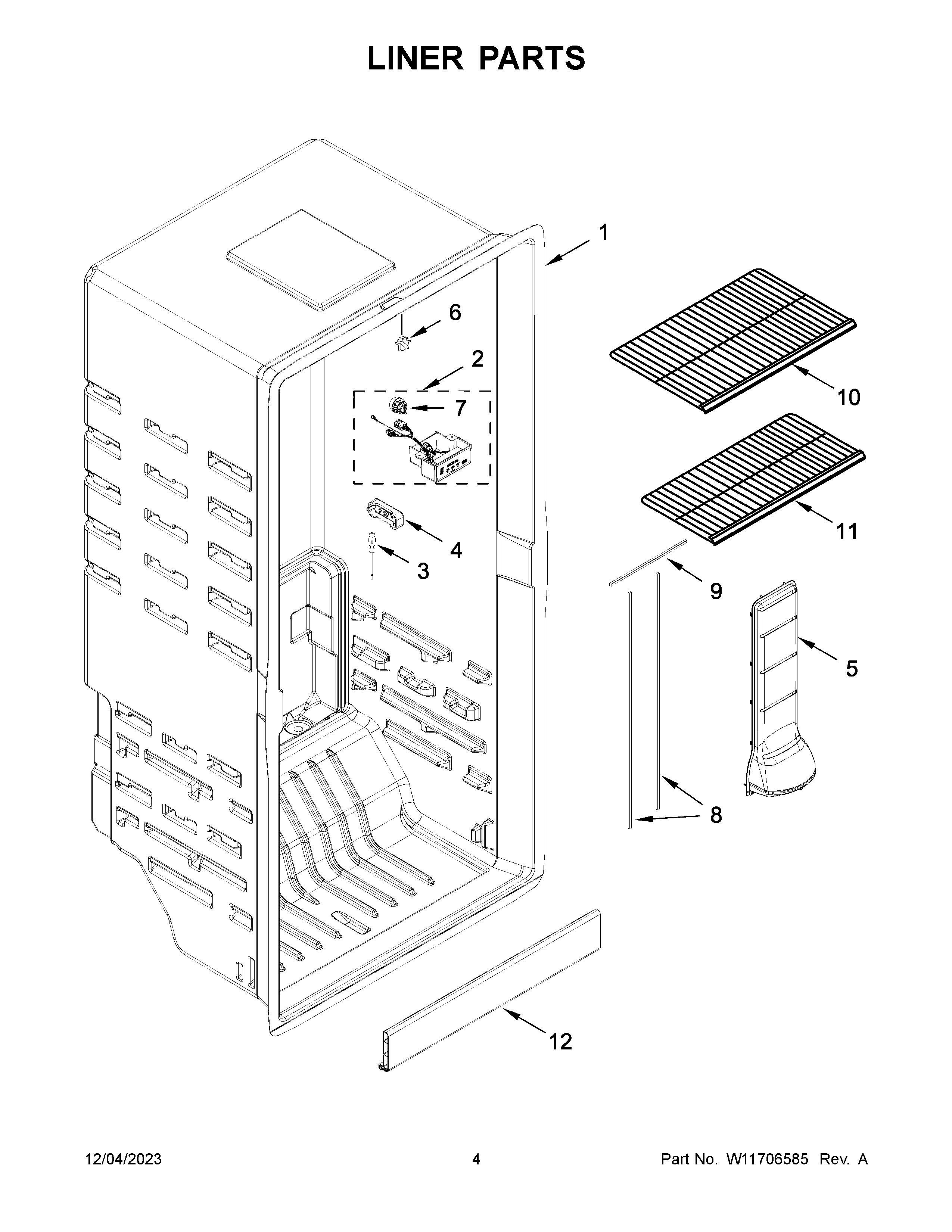 Liner parts