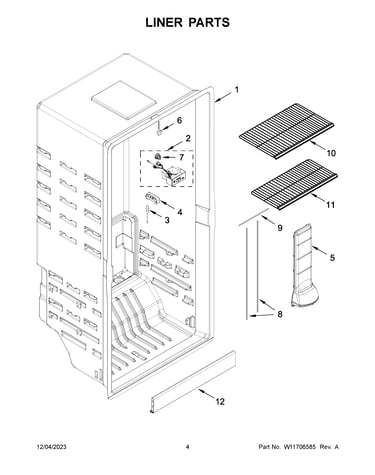 Liner parts