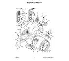 Maytag MGD5430PBK0 bulkhead parts diagram