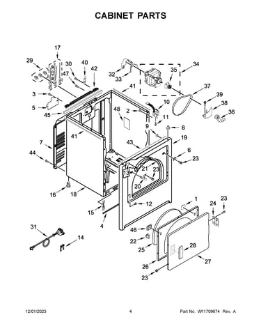 Cabinet parts