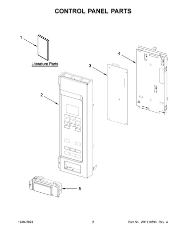 Control panel parts