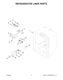 Refrigerator liner parts