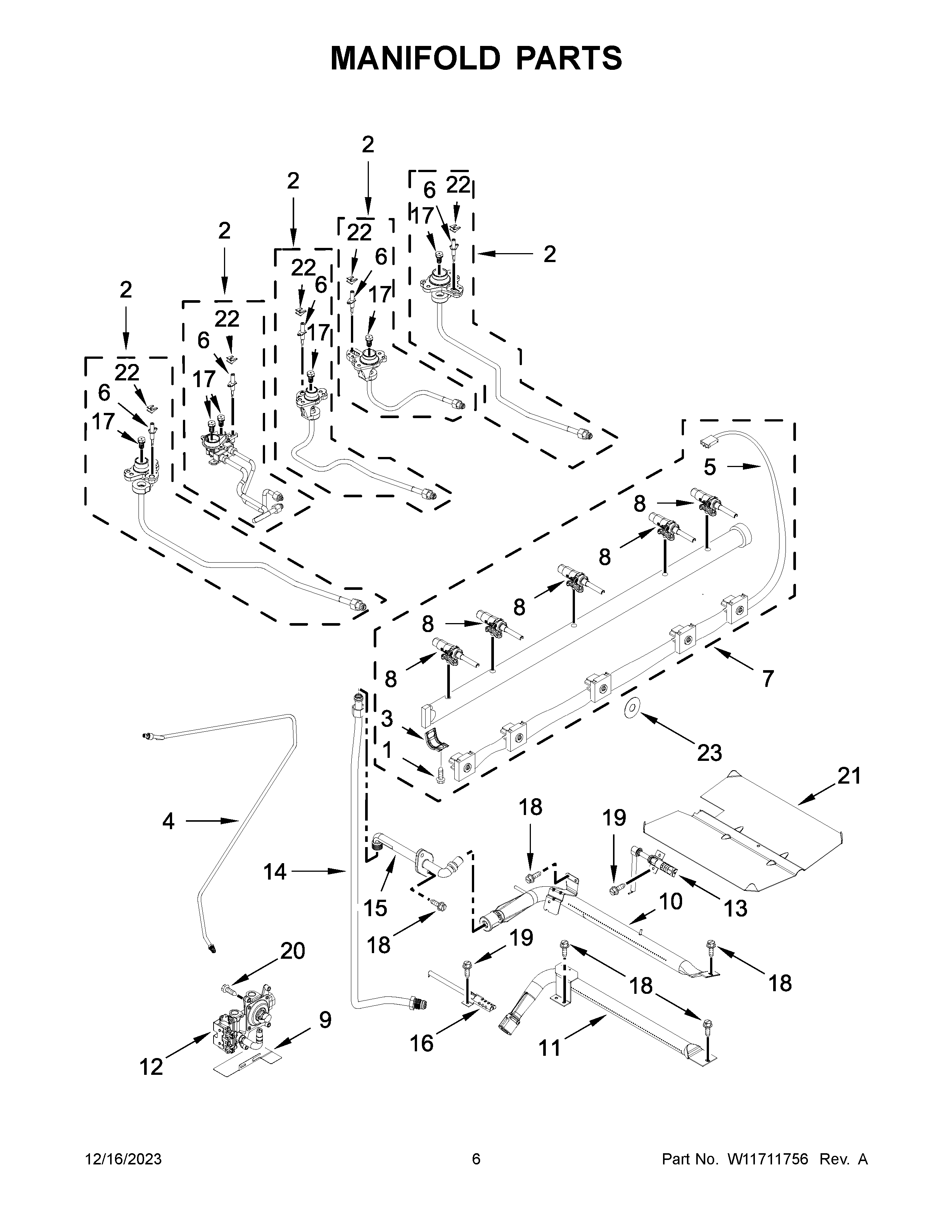 Manifold parts