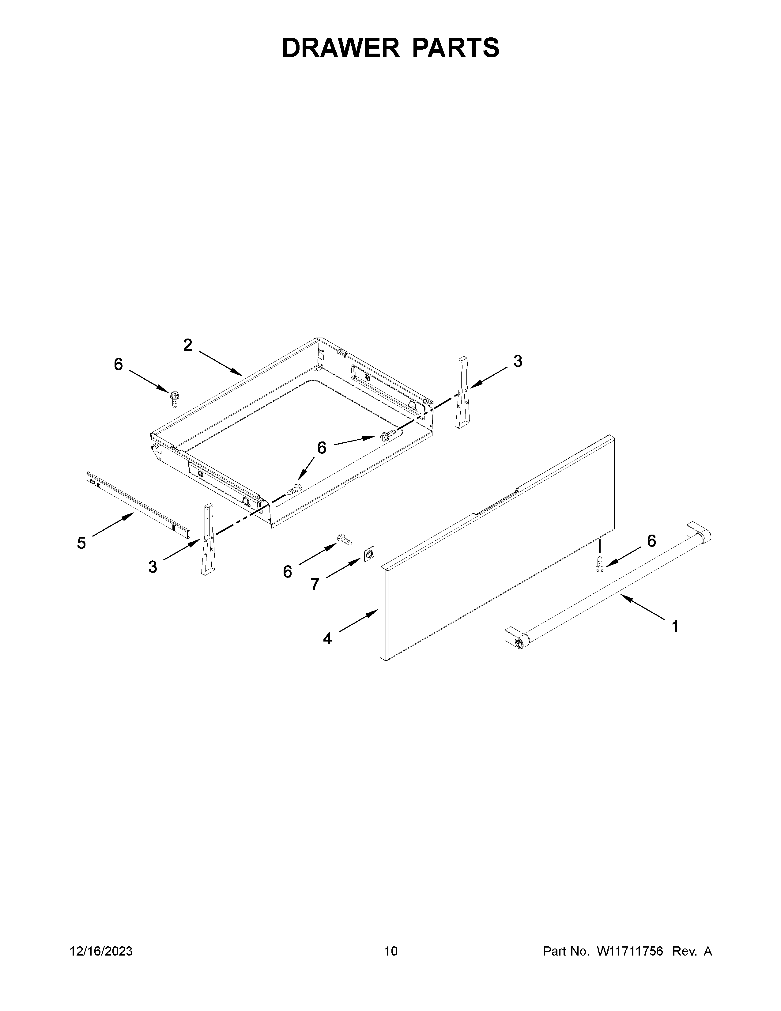 Drawer parts