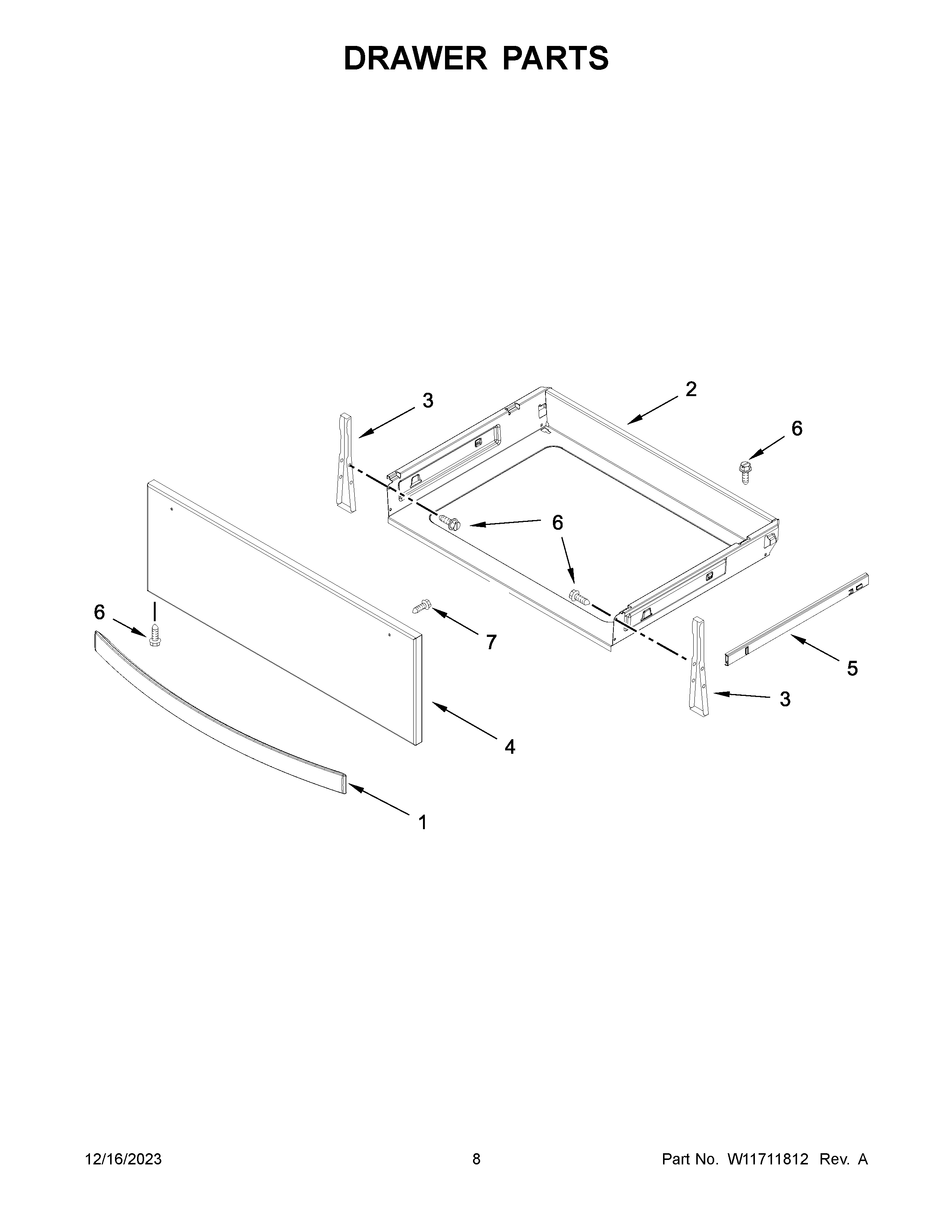 Drawer parts