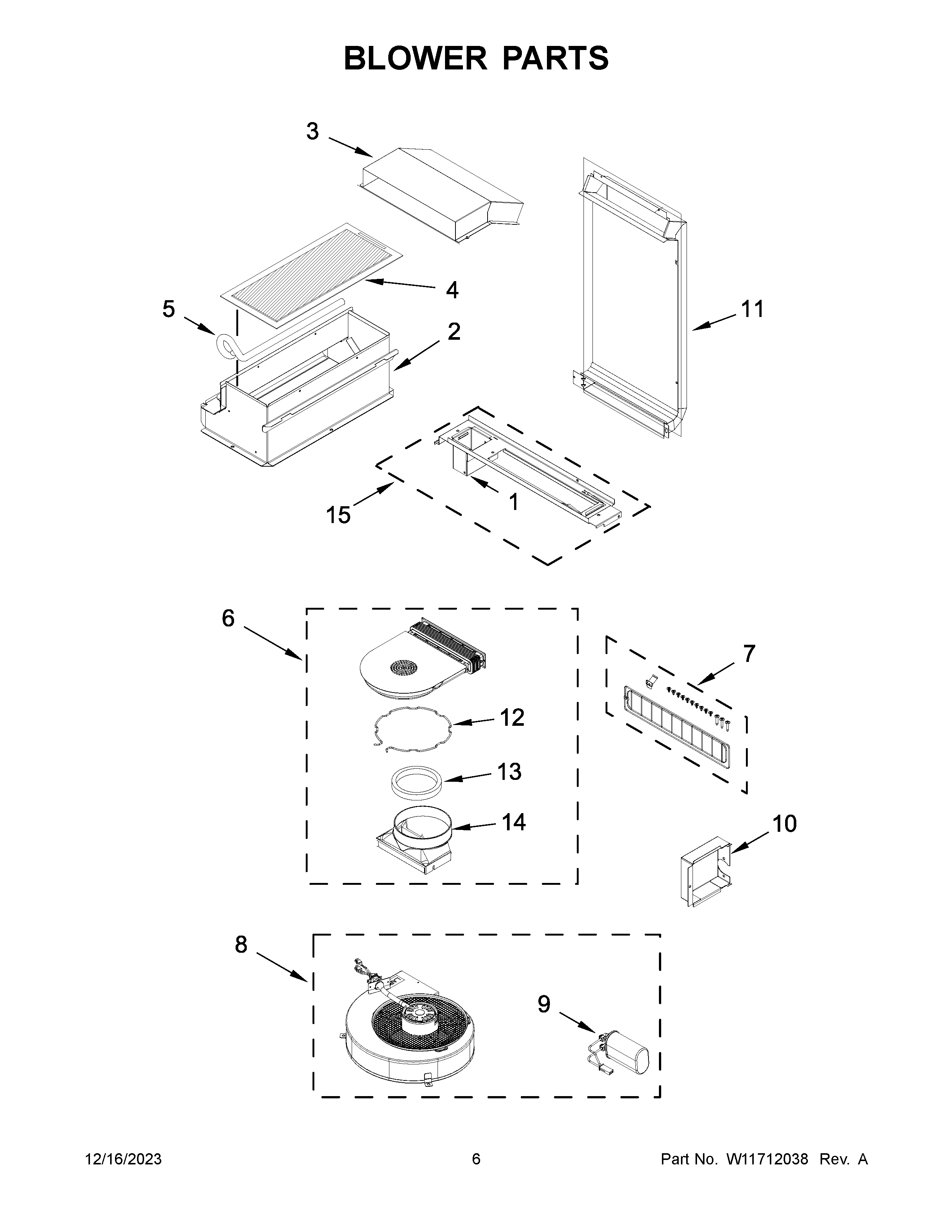 Blower parts