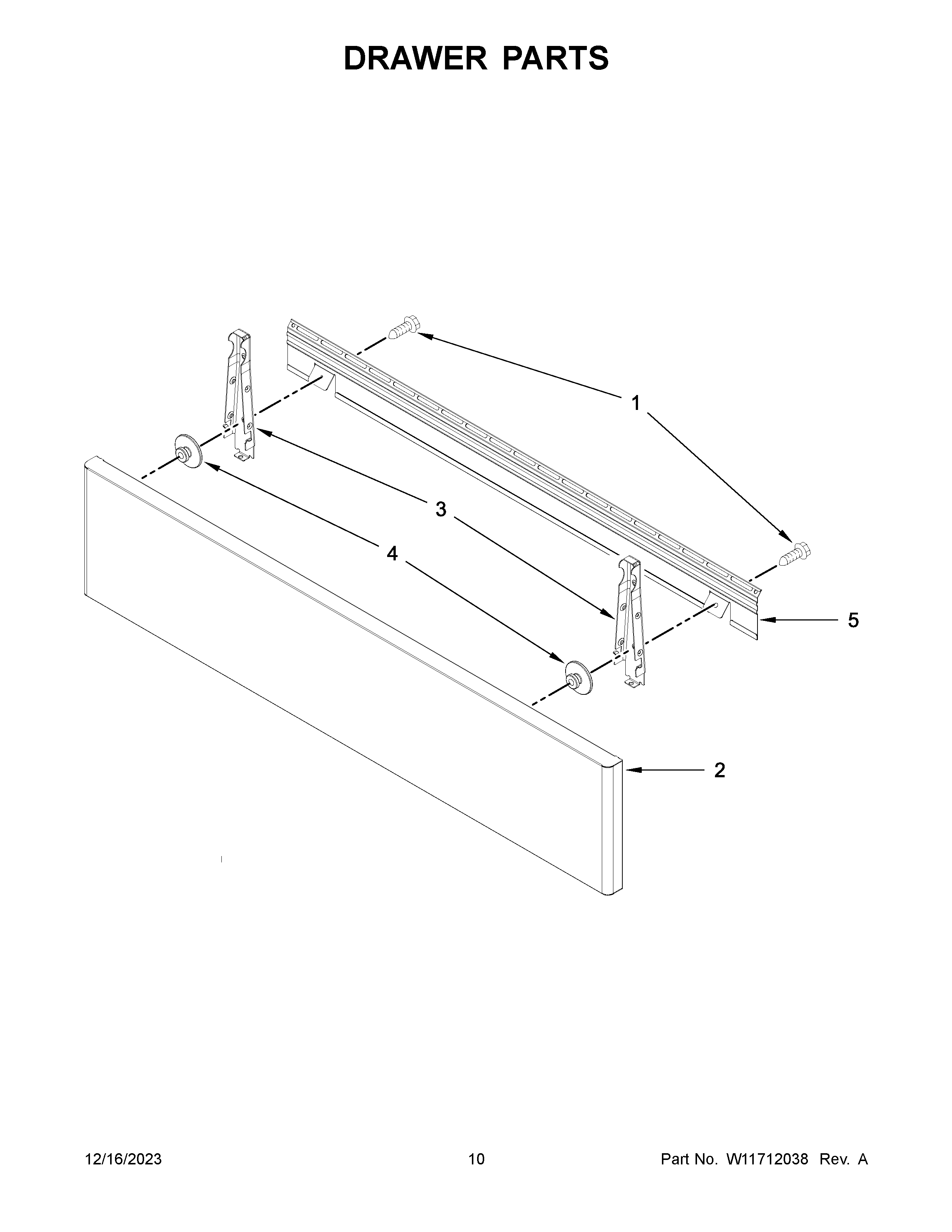 Drawer parts
