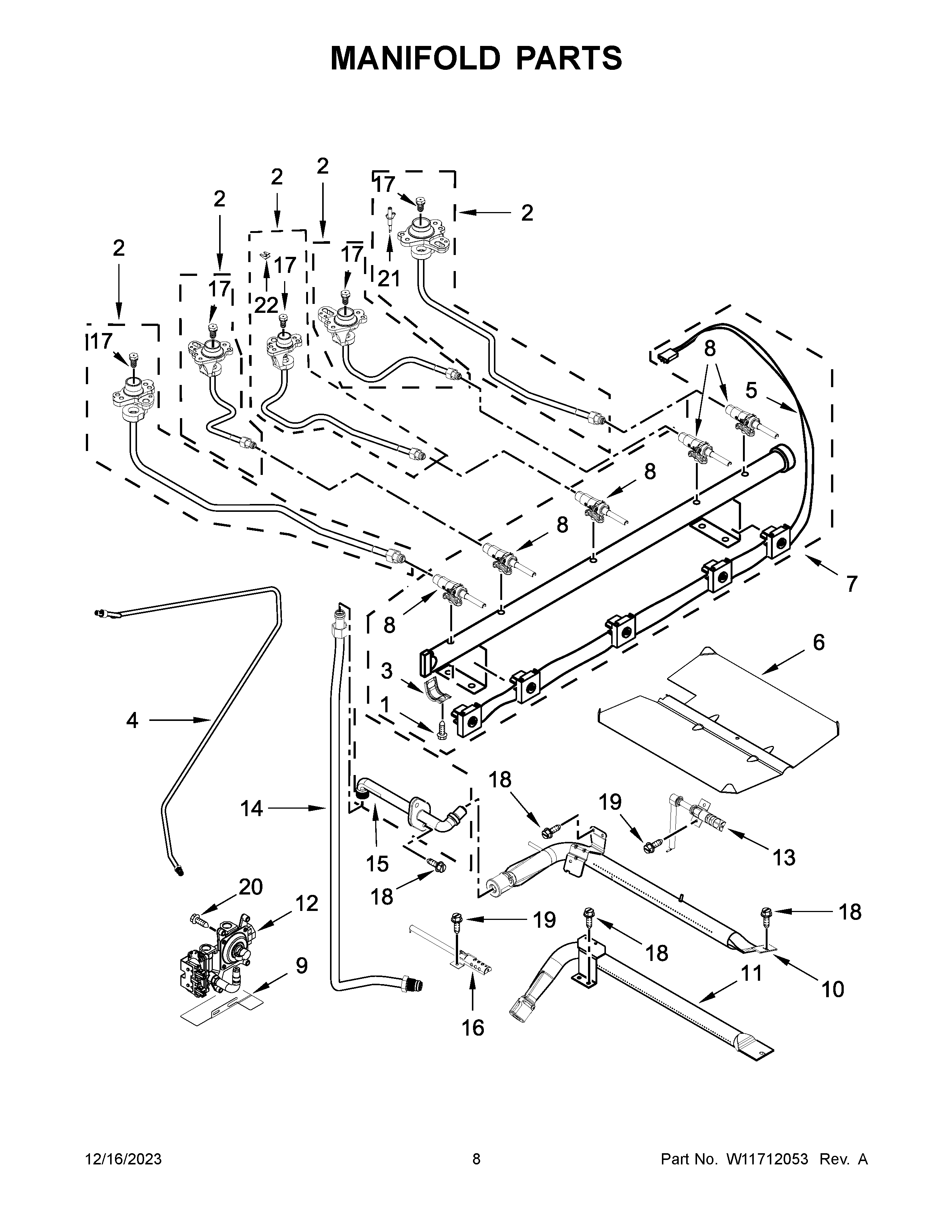 Manifold parts