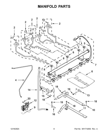 Manifold parts