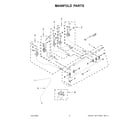KitchenAid KSDB900ESS9 manifold parts diagram