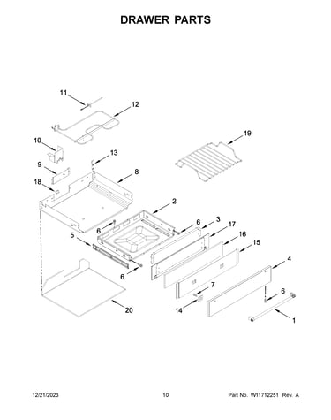 Drawer parts