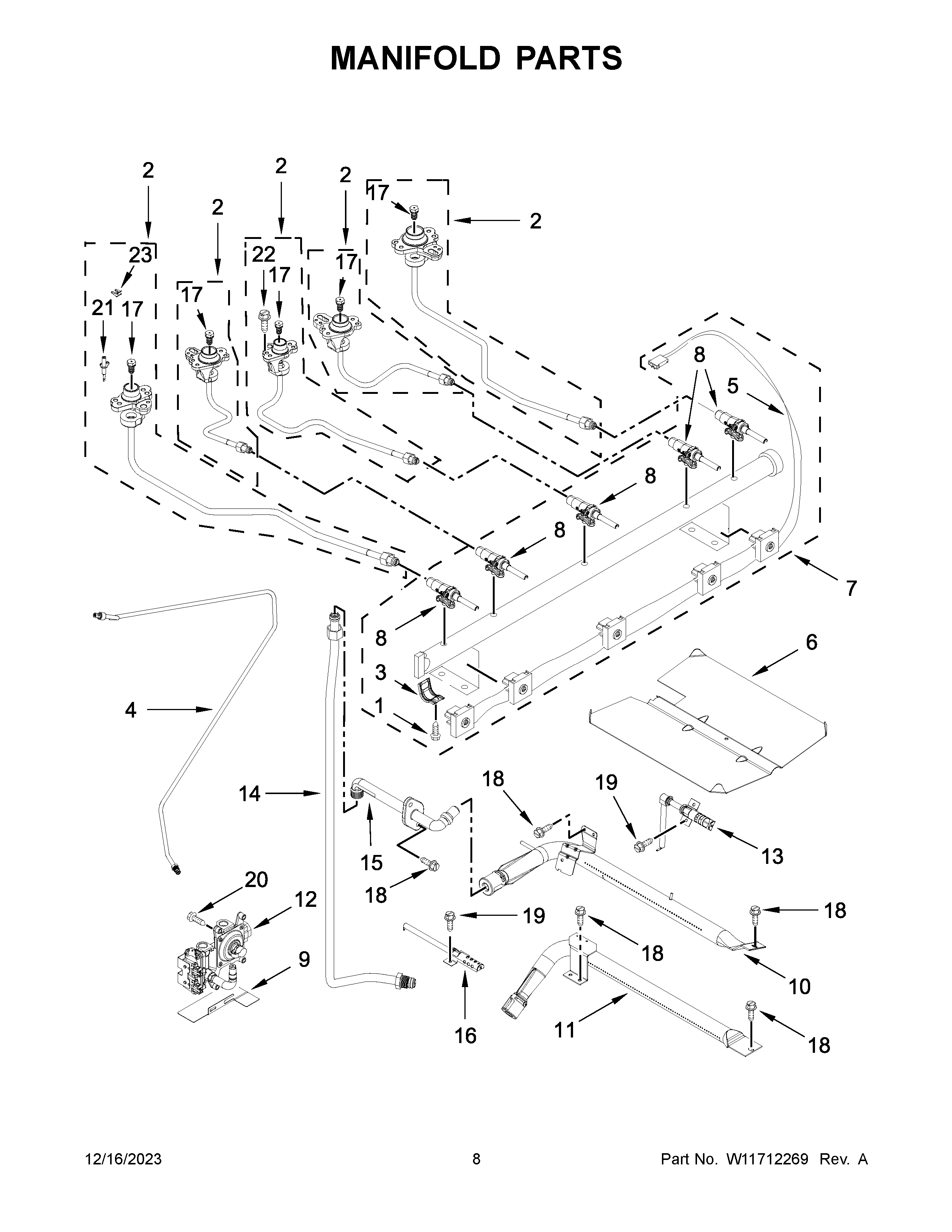 Manifold parts