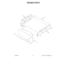 Whirlpool WFE975H0HV5 drawer parts diagram