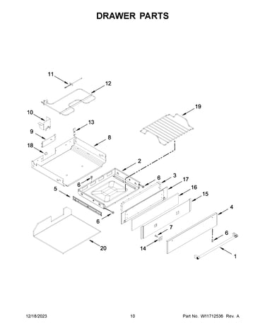 Drawer parts