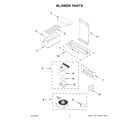 KitchenAid KSDG950ESS7 blower parts diagram