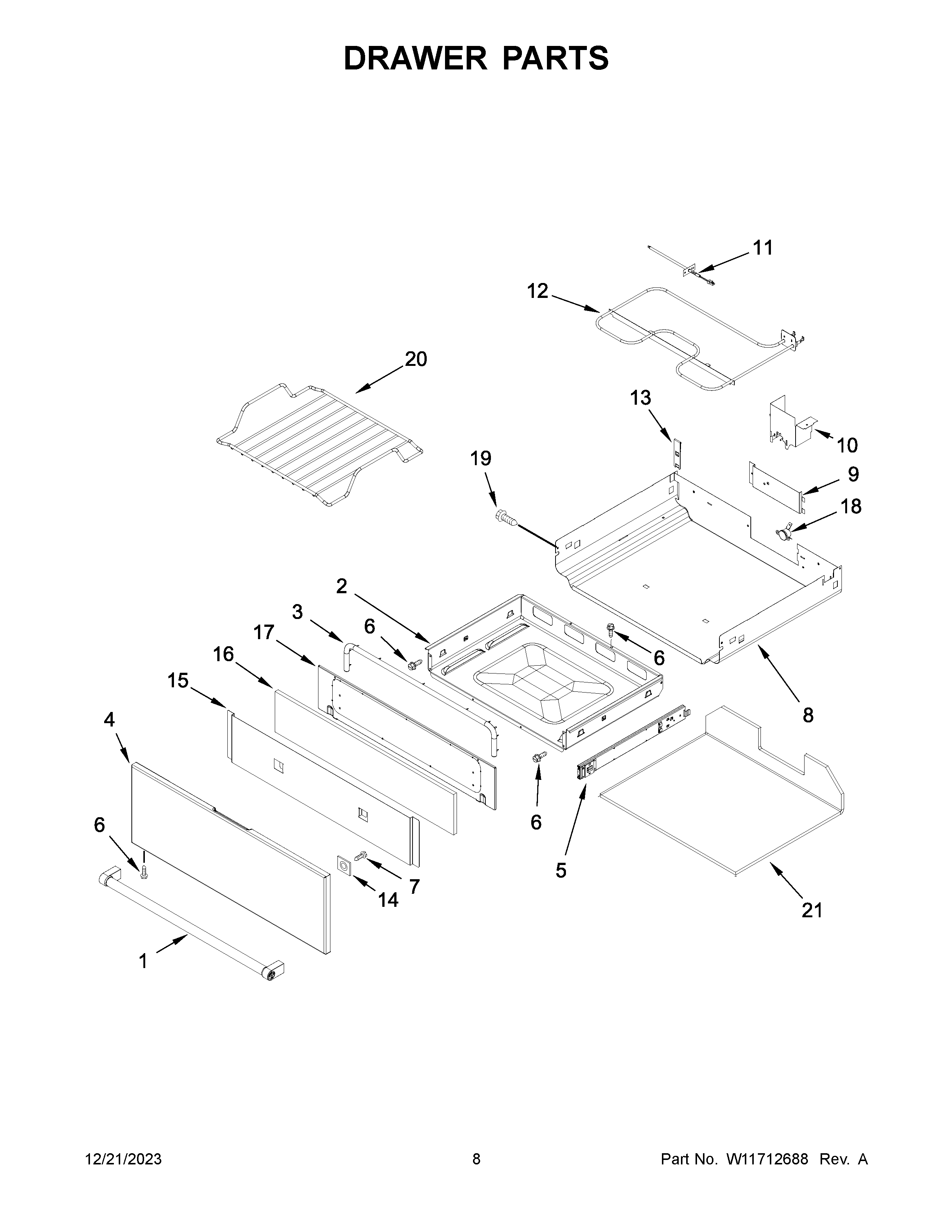 Drawer parts