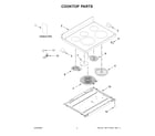 KitchenAid KFEG504KPS4 cooktop parts diagram