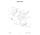 KitchenAid KFEG504KPS4 door parts diagram