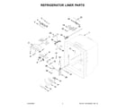 Whirlpool WRF535SWHZ11 refrigerator liner parts diagram