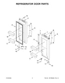 Refrigerator door parts