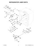 Refrigerator liner parts