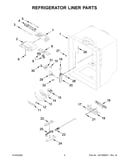 Refrigerator liner parts