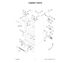 Maytag MRFF5036PZ01 cabinet parts diagram