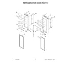 Maytag MRFF5036PZ01 refrigerator door parts diagram