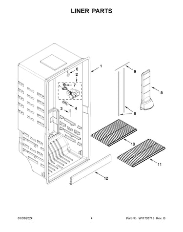 Liner parts