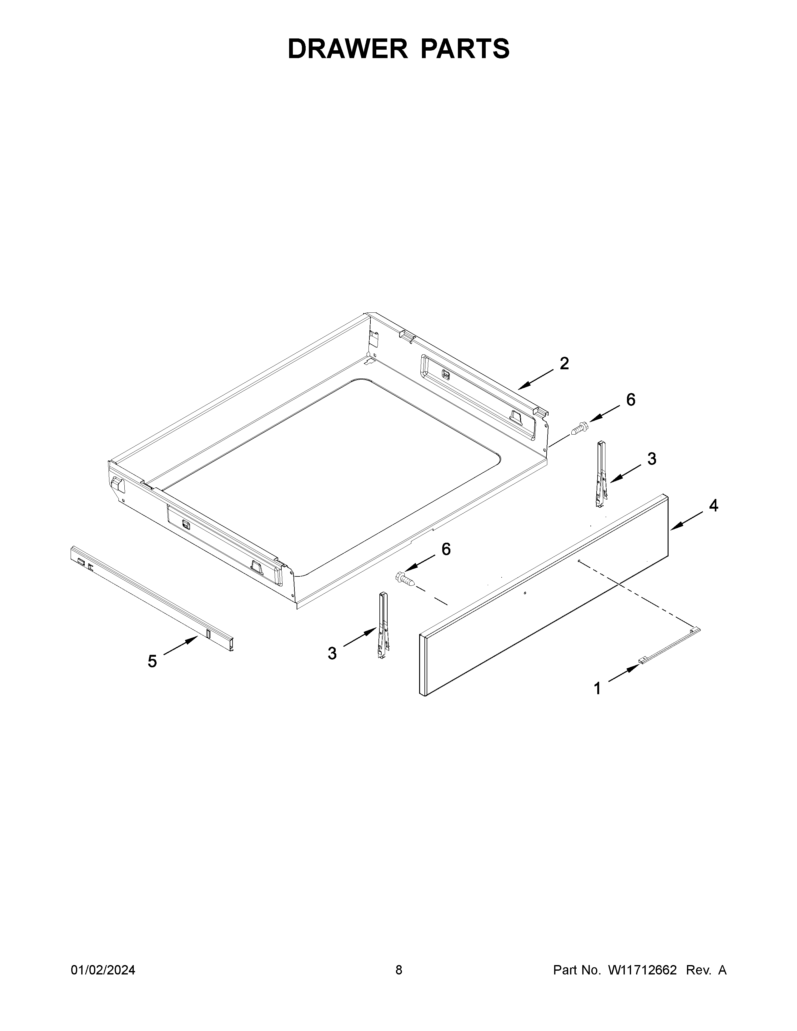 Drawer parts