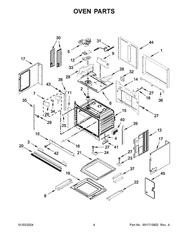 Oven parts