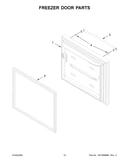 Freezer door parts