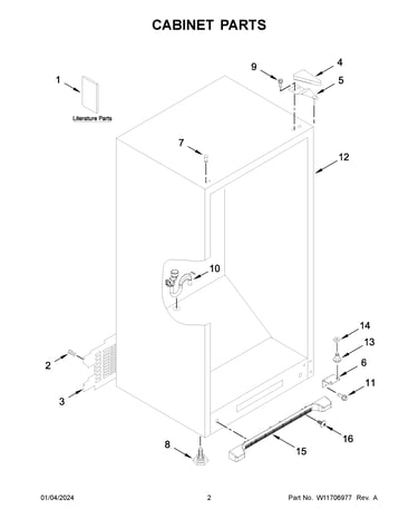 Cabinet parts