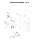 Refrigerator liner parts