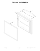 Freezer door parts
