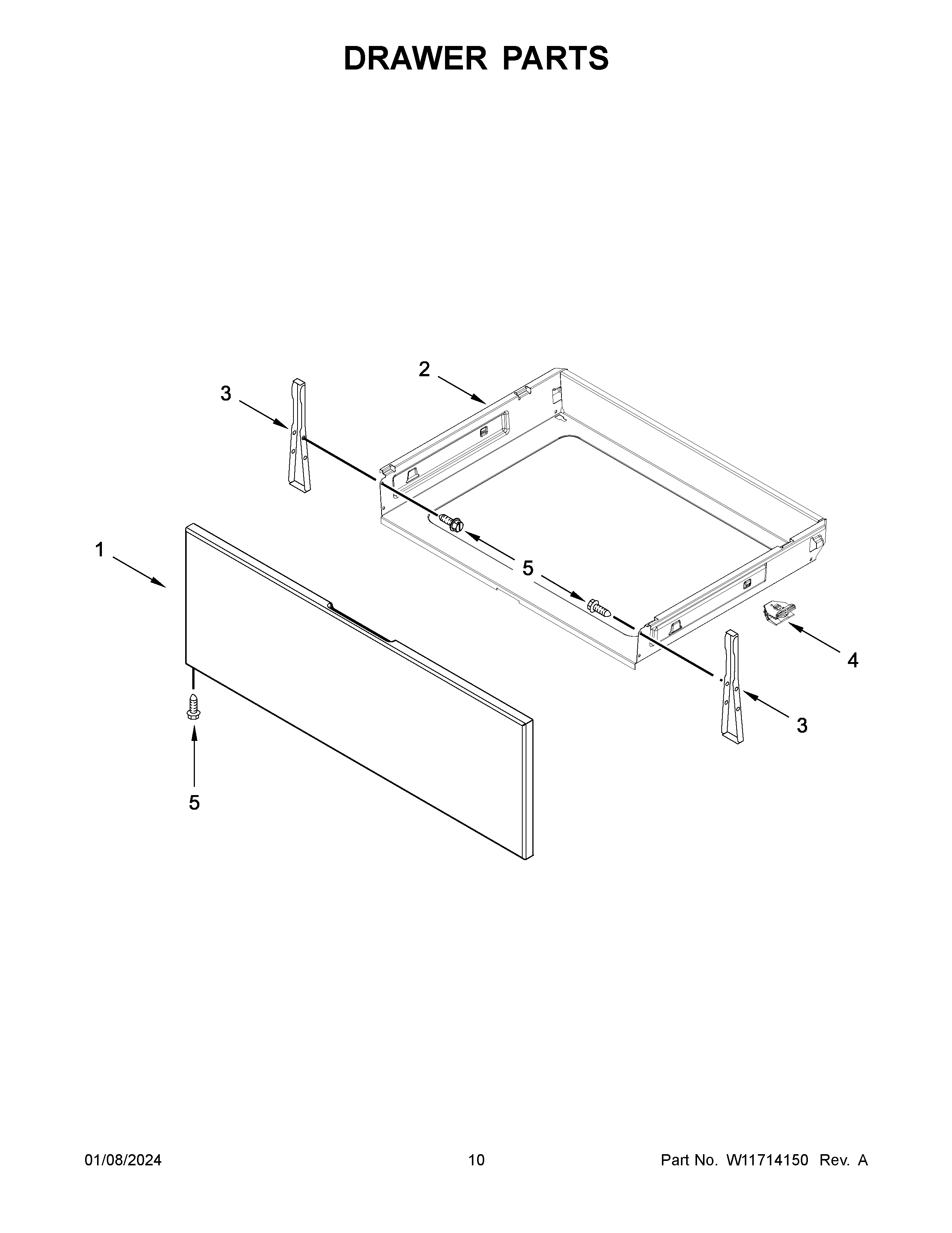 Drawer parts