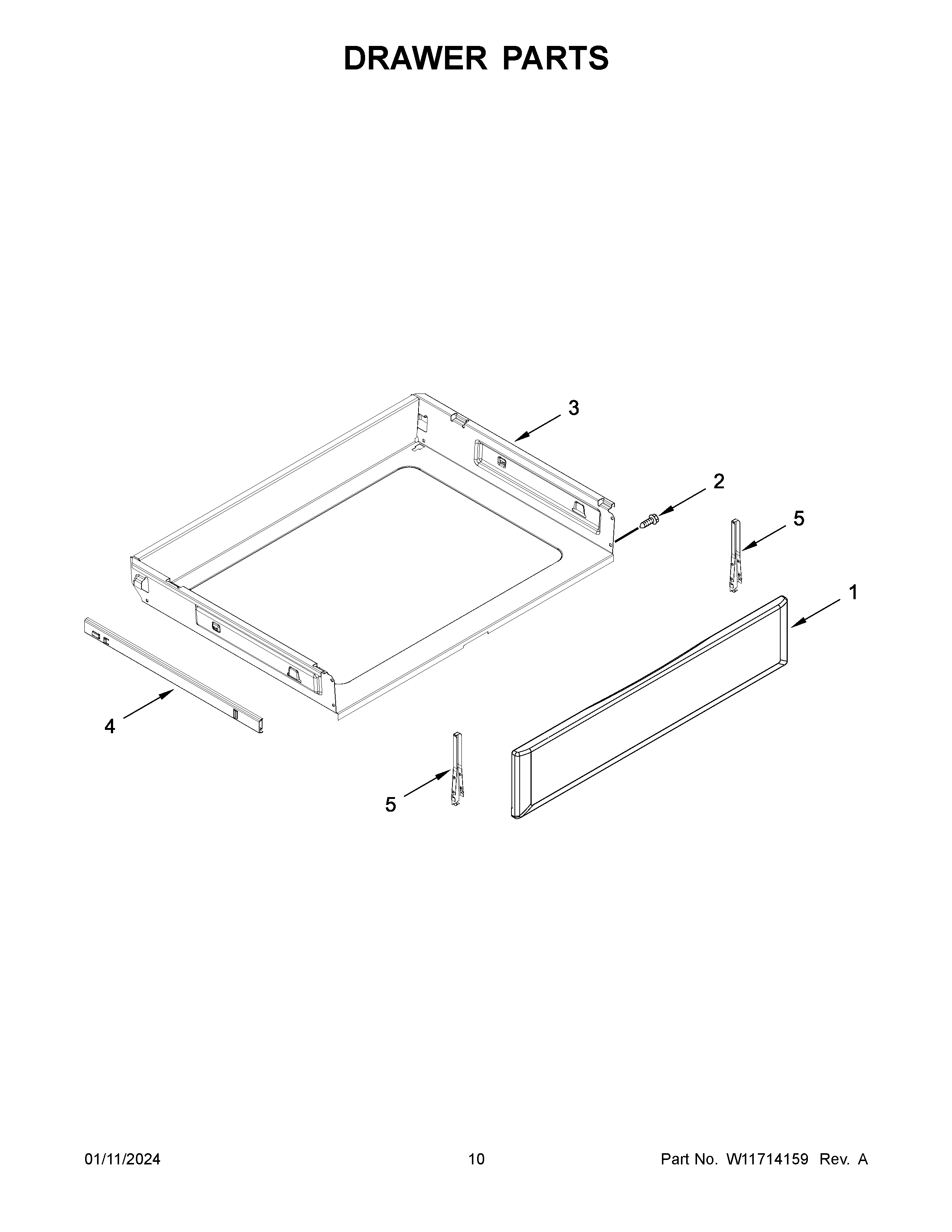 Drawer parts