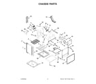 KitchenAid KFEG500EWH7 chassis parts diagram