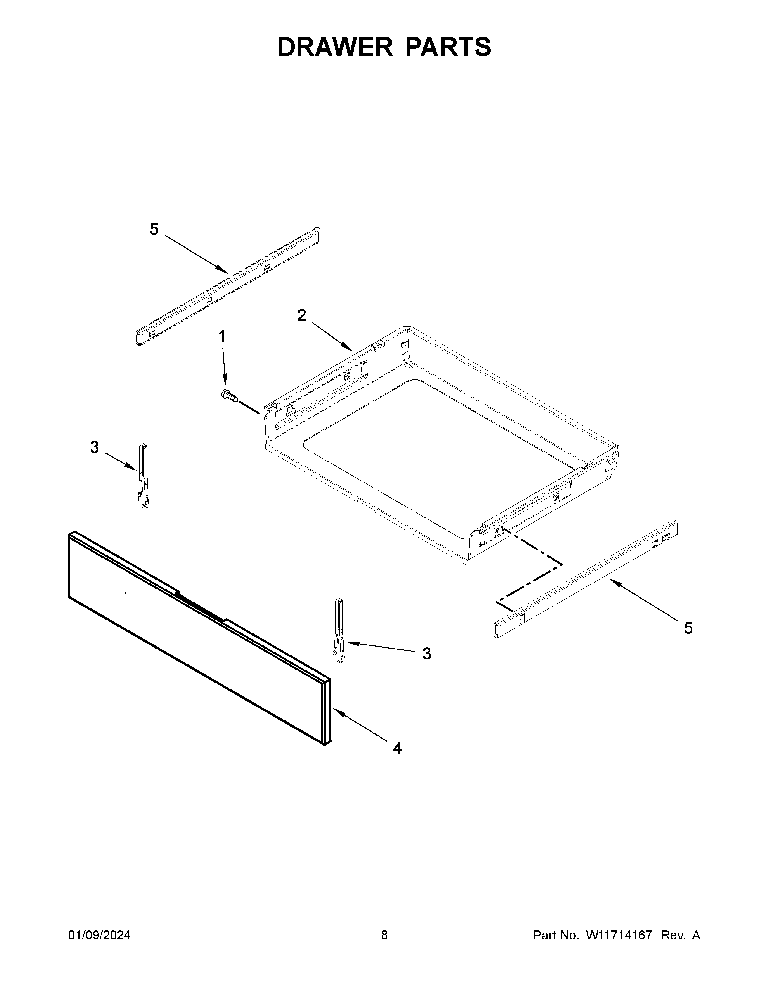 Drawer parts