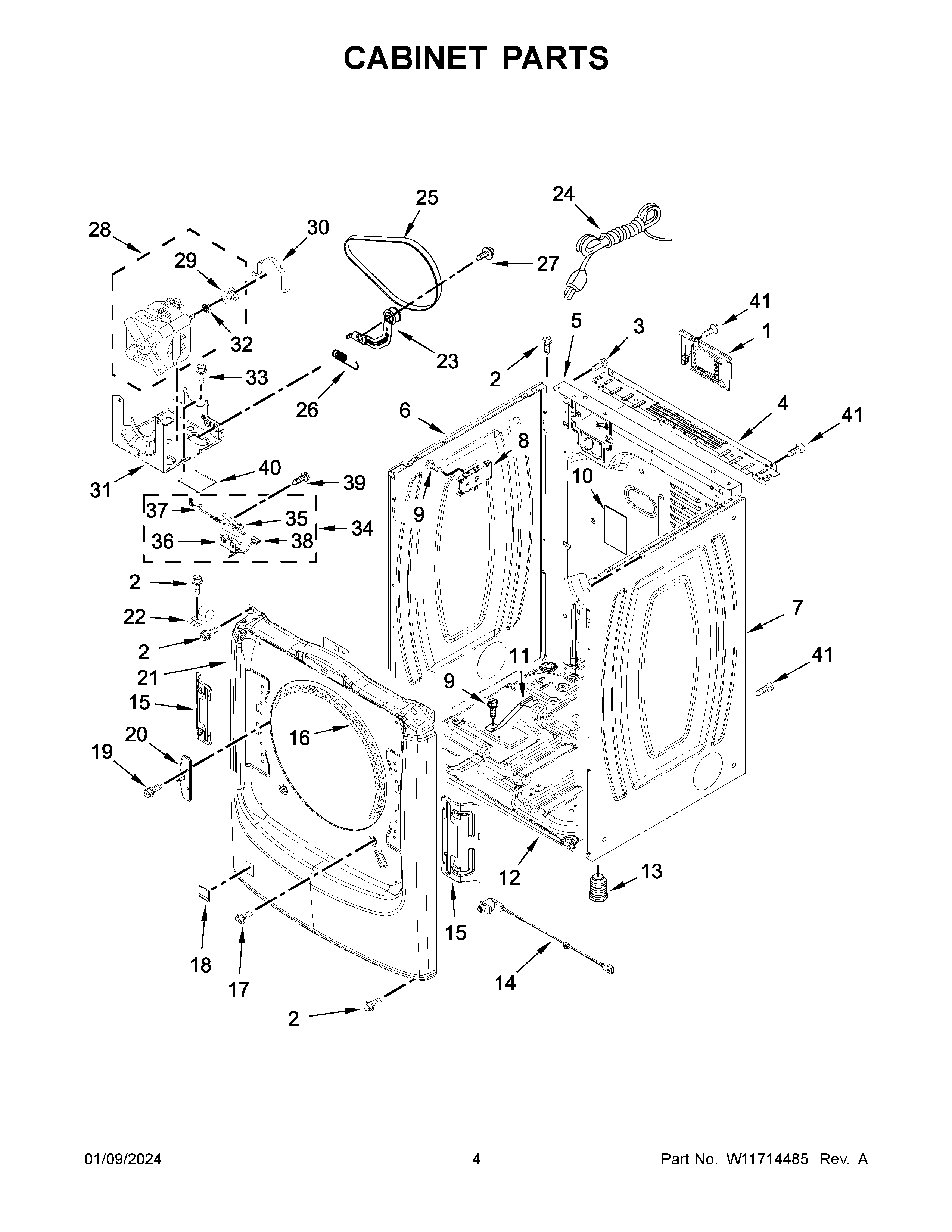 CABINET PARTS